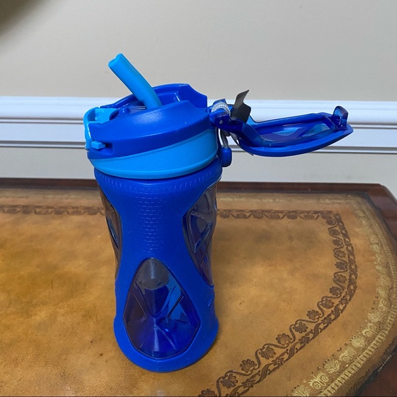 ZULU Torque 16 Fluid Ounce Blue Plastic Water Bottle with Straw Lid NEW - Picture 6 of 7
